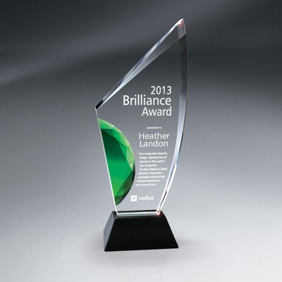 Medium Vibrant Green Gemstone Award