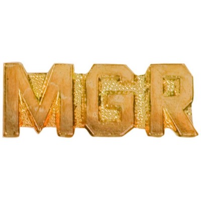 MGR (Manager) Lapel Pin