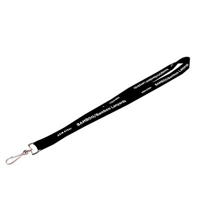5/8" Bamboo Fiber Lanyard with Silkscreen Logo