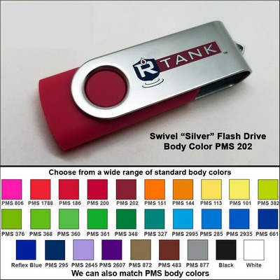 Swivel Flash Drive - 512 MB Memory - Body PMS 202