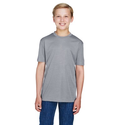 Team 365 Youth Sonic Heather Performance Short Sleeve T-Shirt