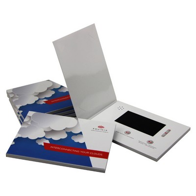 128MB 5" LCD A5 Size Bi-fold Video Brochure