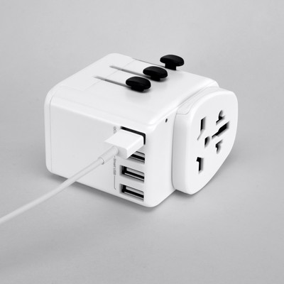 4-USB Ports With QC International Wall Adapter