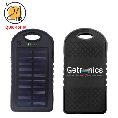 Portable Water Resistant Solar Power Bank 4000mAh