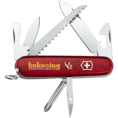 Swiss Army® Translucent Ruby Red Hiker Knife