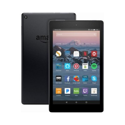 Amazon Fire HD Tablet (8" HD Display, 16 GB) (Black)