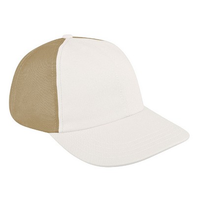 Contrast Back Brushed Slide Buckle Dad Cap