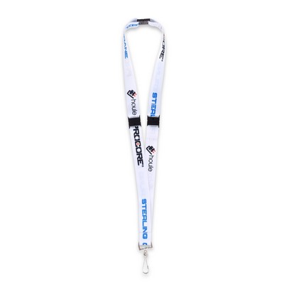 China Sublimated Lanyard w/3 Point Safety Breakaway