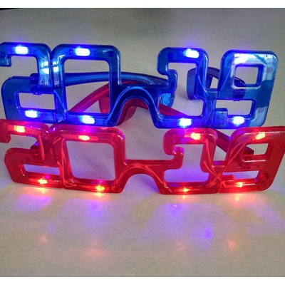 Multicolor LED Light-Up Glasses