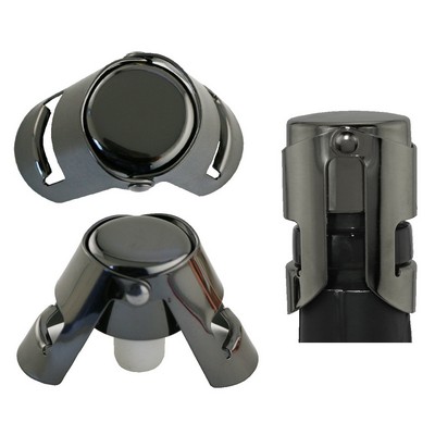 Quick Seal™ Graphite Black Finish Champagne Stopper