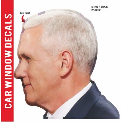 Mike Pence Ride-Along Car Mesh Head|Left Window Peel Off