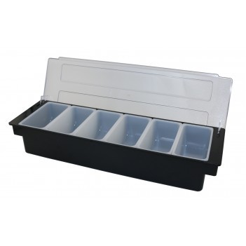Caterer's Condiment Holder w/Six Compartments