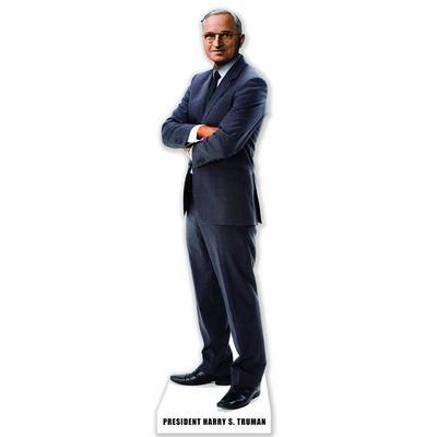 Harry S. Truman Cardboard Cutout Stand Up| Standee Picture Poster Photo Print Approx 6' Tall