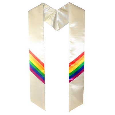 Rainbow Pride Graduation Sash