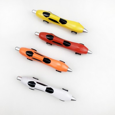 Rolling Car shape Plastic Ballpoint Pen