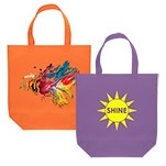 80 GSM Custom Printed Econo Non Woven Bag (14 1/4"x15"x5")
