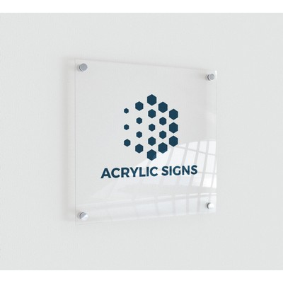 Frosted Acrylic Sign (1' x 1ft/Sqft)