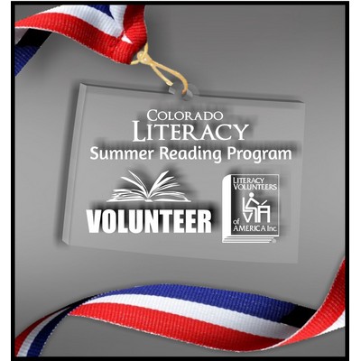 Colorado Neck Medal in Clear Acrylic