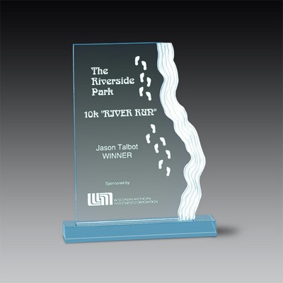 Wave Edge Waterfall Award™ (5½"x7¾")