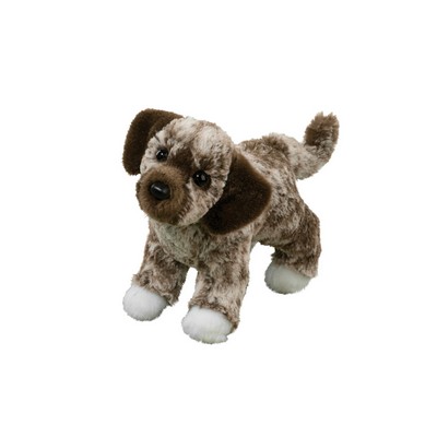 Spud Brown & White Mutt Stuffed Animal