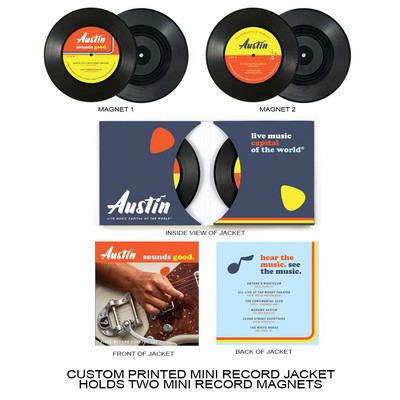 Double Sleeve - Mini Record Magnets