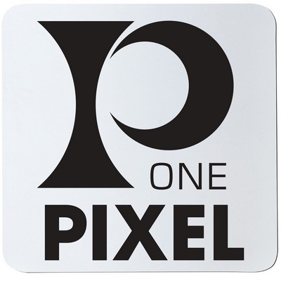 3¾" White Square Silicone Coaster