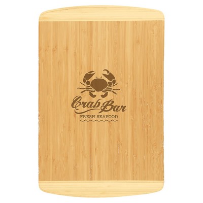 Bamboo Two Tone Cutting Board