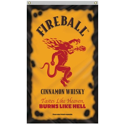 3' x 5' Standard Single Reverse Knitted Polyester Vertical Banners