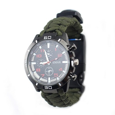 8" 1 Multi Function Outdoor Paracord Bracelet