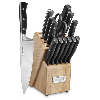 Cuisinart® Triple Rivet 15-Piece Cutlery Block Set