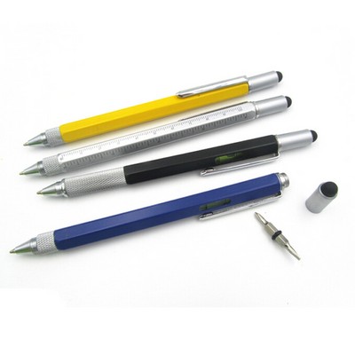 Multi- Tool Stylus Level Pen