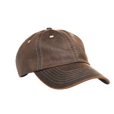 Spectrum Unstructured PU Coated Canvas Cap