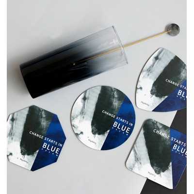 Stainless Steel Coasters w/Custom Imprint