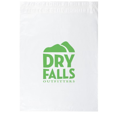 White Poly Mailer - 100% Recycled Content (19" x 24")