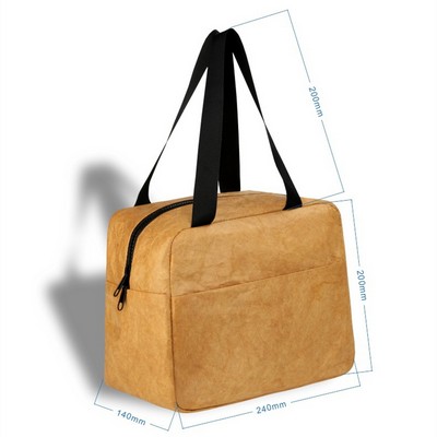 Tyvek Splash Proof Cooler Insulated Bag With Zipper Closure And Handle