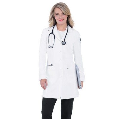 koi - Next Gen - Women's Four-Pocket 35" Her Everyday Stretch Lab Coat