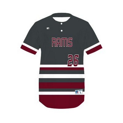 Russell® Youth FreeStyle™ Sublimated Two-Button Baseball Jersey