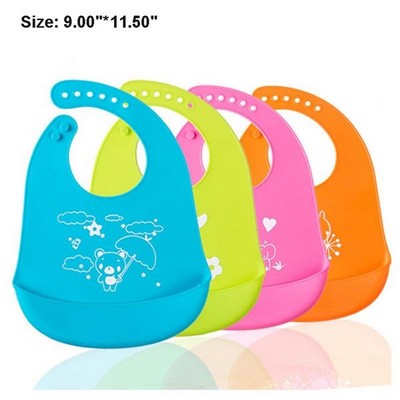 Easy-Clean Waterproof Bib for Babies & Toddlers