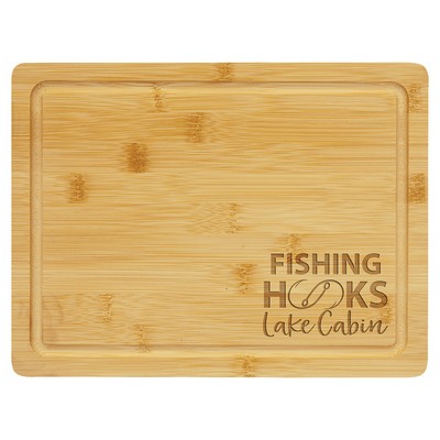 Bamboo Cutting Board with Drip Ring