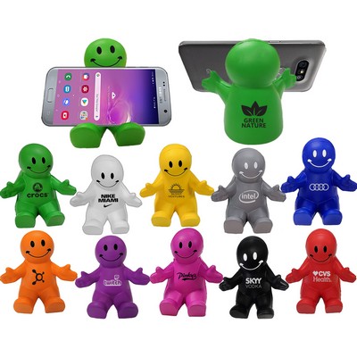 Happy Dude Squeezable Stress Reliever And Phone Holder