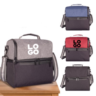 Dual Compartment Lunch Bag