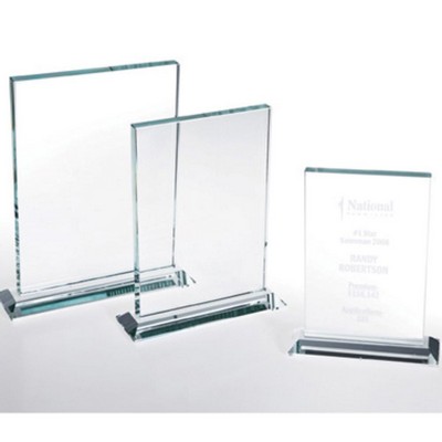 Star fire Clear Vertical Glass W/Base (Screen)