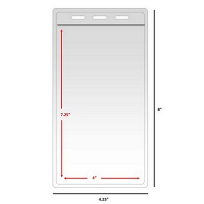 4x7 Vertical Badge Holder