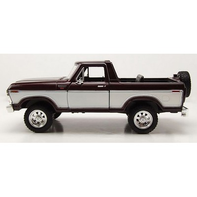 8.25" 1978 Burgundy Ford Bronco Ranger XLT w/ Spare Tire Model