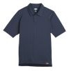 Dickie's® Men's WorkTech Short Sleeve Polo Shirt w/Cooling Mesh - Dark Navy Blue