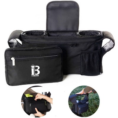 Baby Stroller Organizer with Insulated Cup Holders