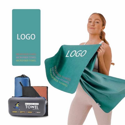 Custom Digital Printed Quick-Dry Sports Microfiber Towel