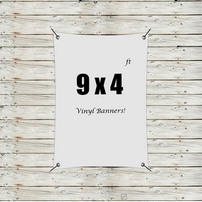 Custom 9' x 4' Vinyl Banners