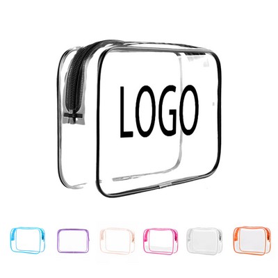 Clear Quart Size Clear Toiletry Bag