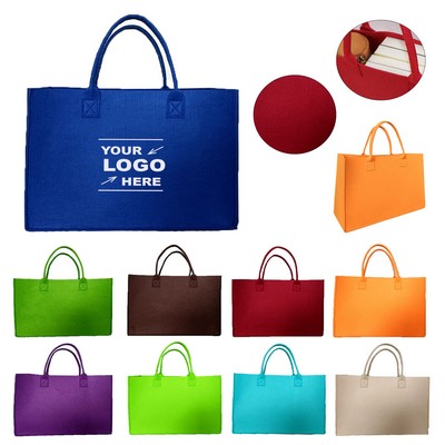 Large Felt Tote Bag